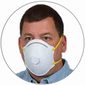 N95 NIOSH Respirator Face Mask with Exhalation Valve